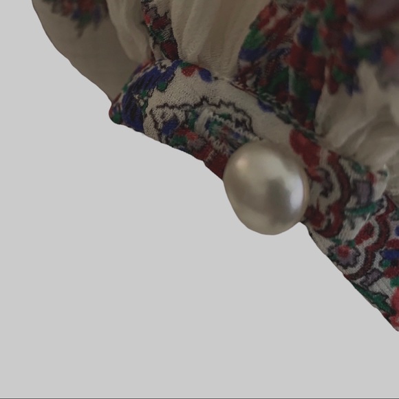 COPY - MARCHESA VOYAGE FLORAL SILK MAXI WRAP DRESS - Picture 12 of 16